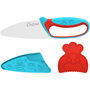 Voir la diapositive 3 : CHEFCLUB Couteau chef le couteau du chef kids bleu et rouge