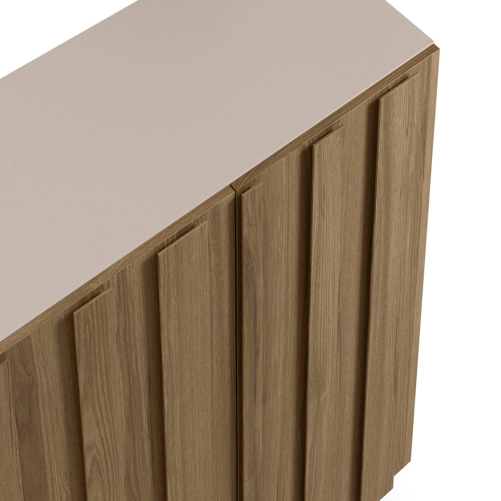 Voir la diapositive 6 : CASANOVA PARIS Perla - buffet 180cm en mdf chêne foncé