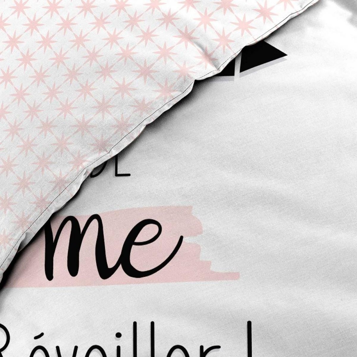 Douceur d'Intérieur Housse de couette 140x200 + taie Dring coton 42 fils