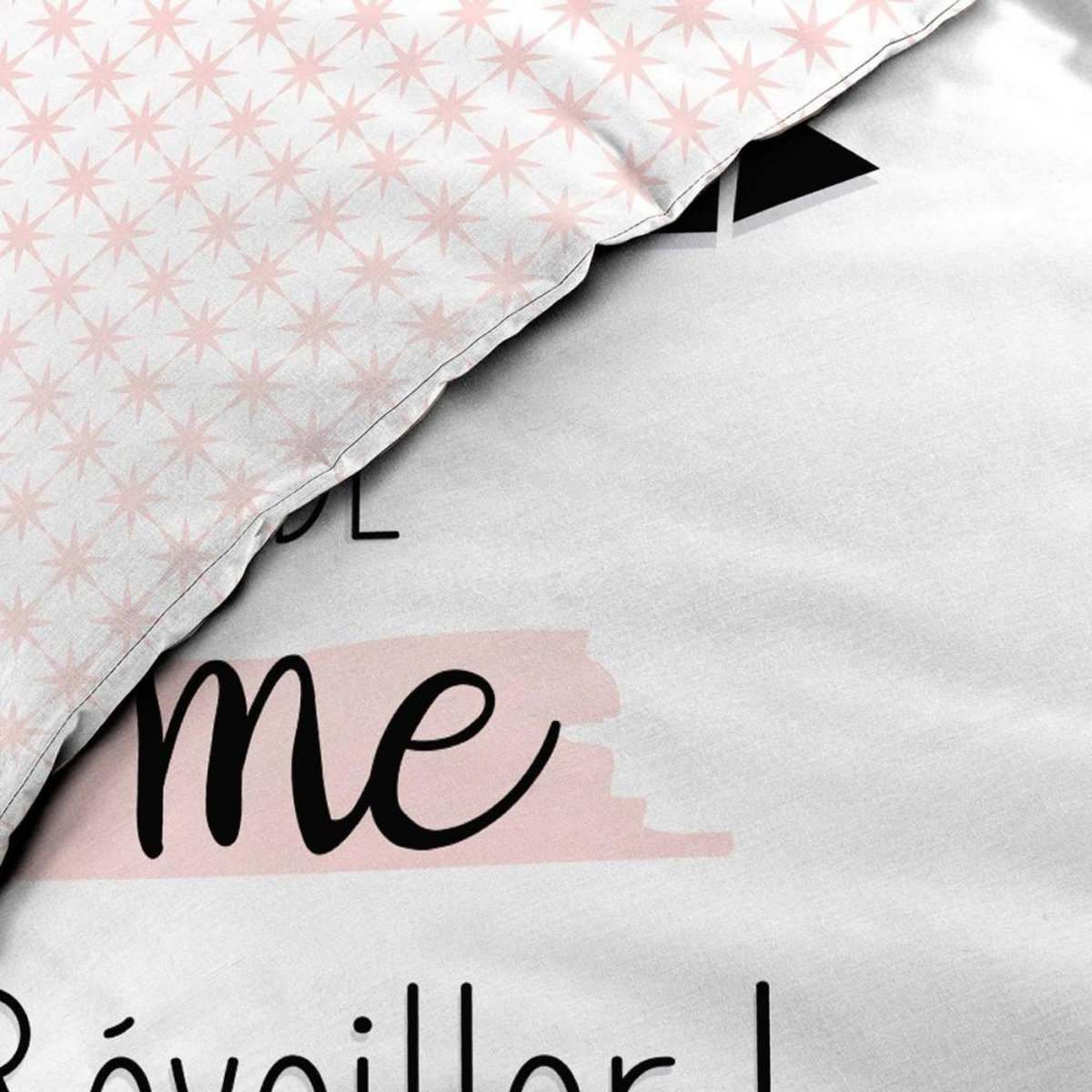 Douceur d'Intérieur Housse de couette 140x200 + taie Dring coton 42 fils