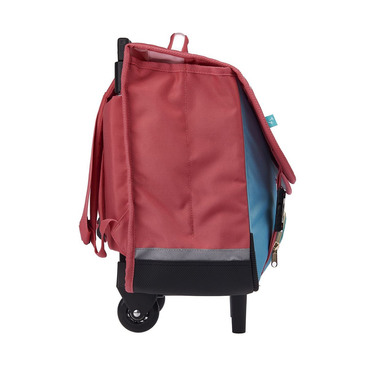 AUCHAN Cartable à roulettes 41 cm CM1/CM2 multicolore Fashion Mermaid