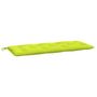Voir la diapositive 2 : VIDAXL Coussin de banc de jardin vert brillant 120x50x7cm tissu oxford