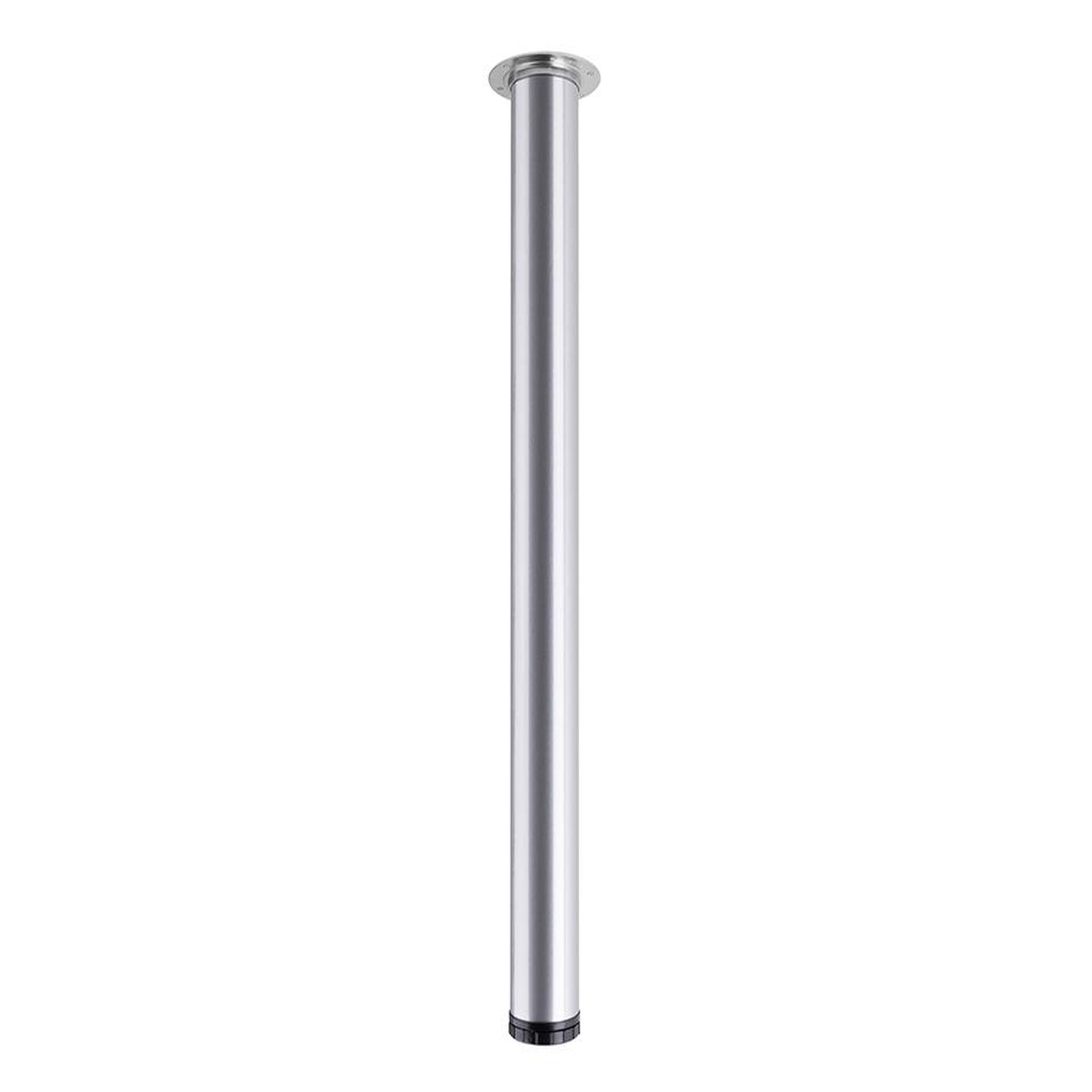 CENTRALE BRICO Pied de table ts001 710/60mm argent brillant - réglable