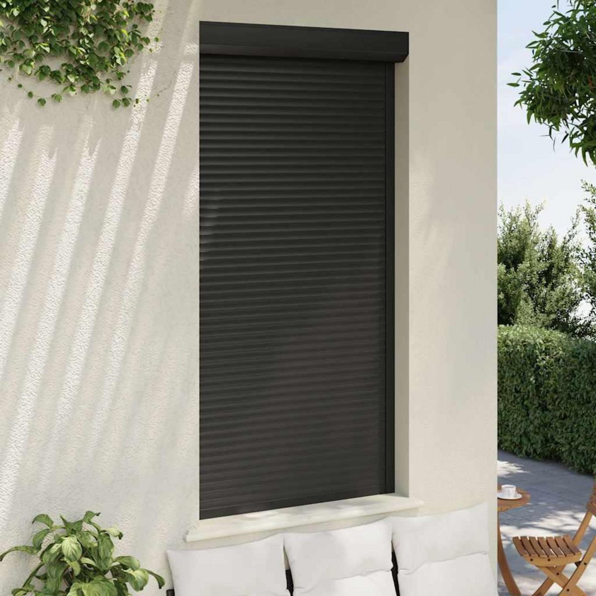 VIDAXL Volet roulant aluminium 110x220 cm anthracite