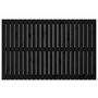 Voir la diapositive 4 : VIDAXL Tete de lit murale Noir 140x3x90 cm Bois massif de pin