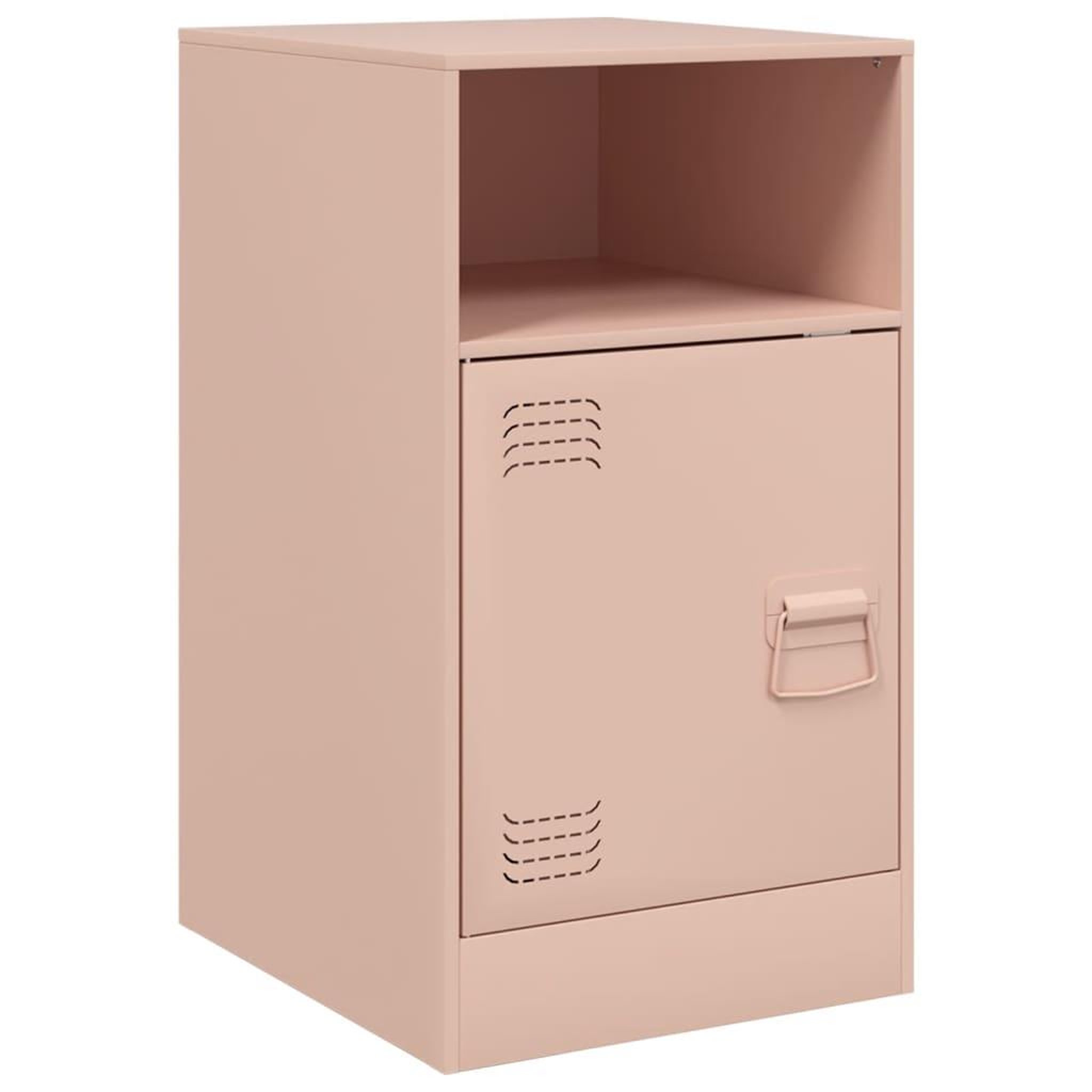 Voir la diapositive 2 : VIDAXL Table de chevet rose 34,5x39x62 cm acier