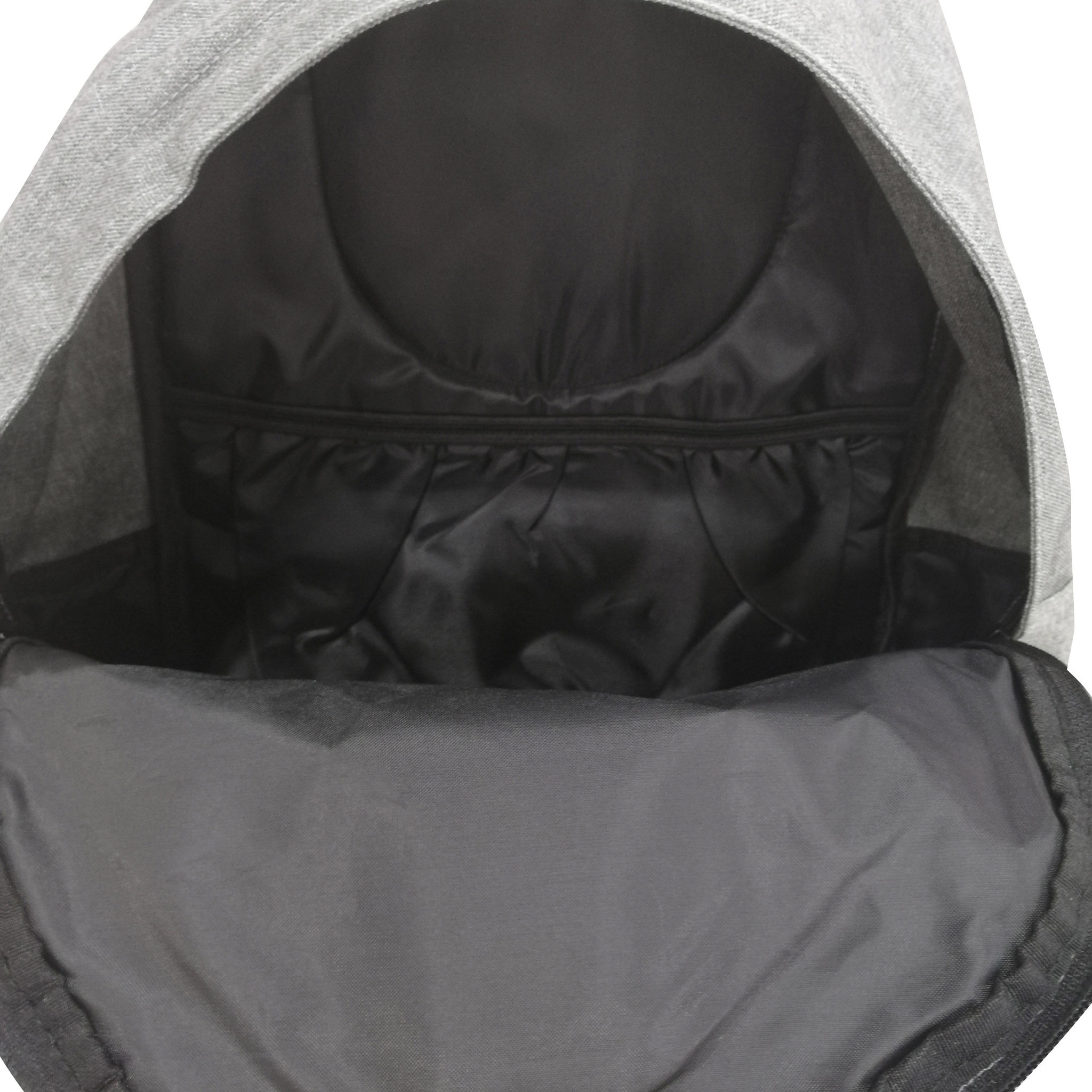 Voir la diapositive 4 : YOUNG'S ATTITUDE Sac à dos polyester gris chiné