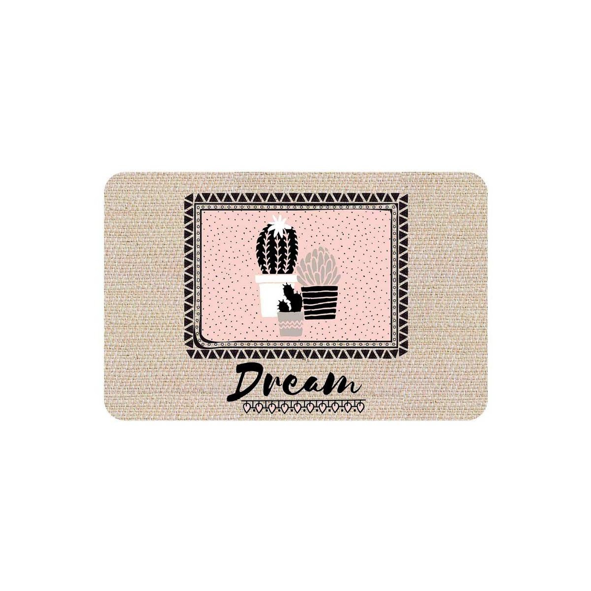 Douceur d'Intérieur Set de Table à Motifs  Carlota  28x44cm Beige