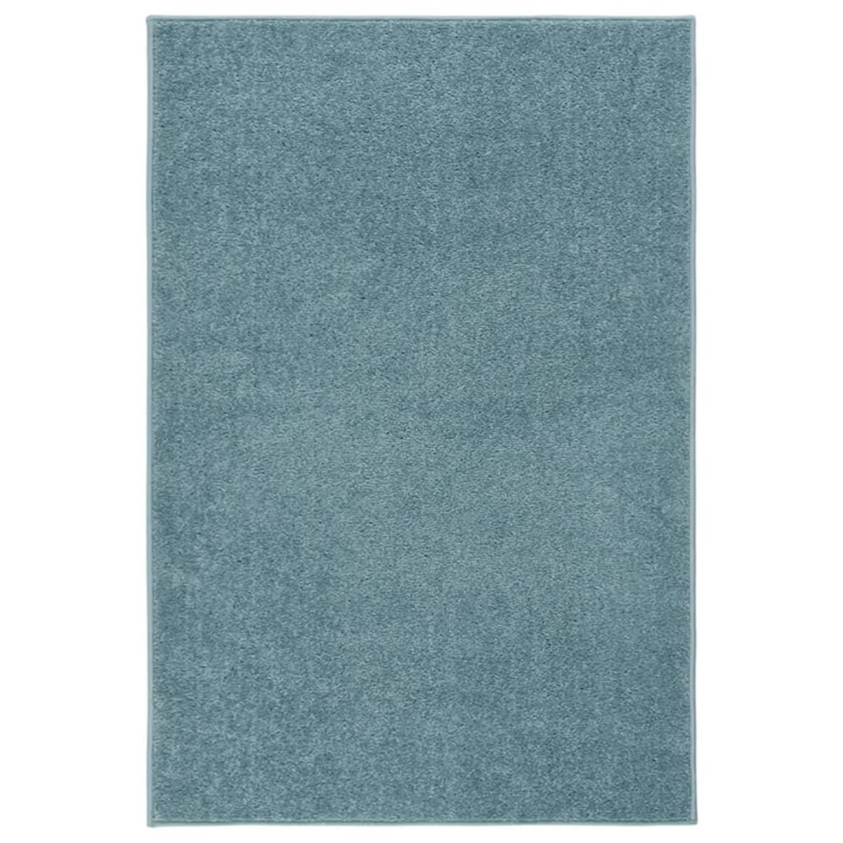 VIDAXL Tapis a poils courts 160x230 cm Bleu