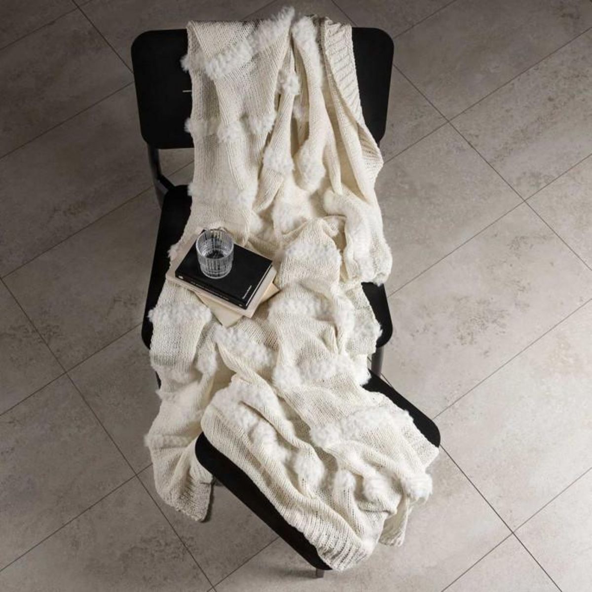 Paris Prix Plaid Déco  Katleen  130x170cm Naturel