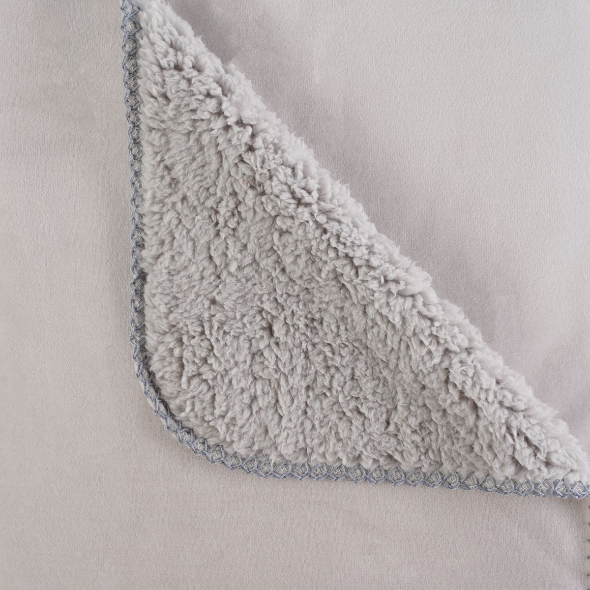 ACTUEL Plaid uni bi-matière en polyester 210g/m² SANTA WORKSHOP