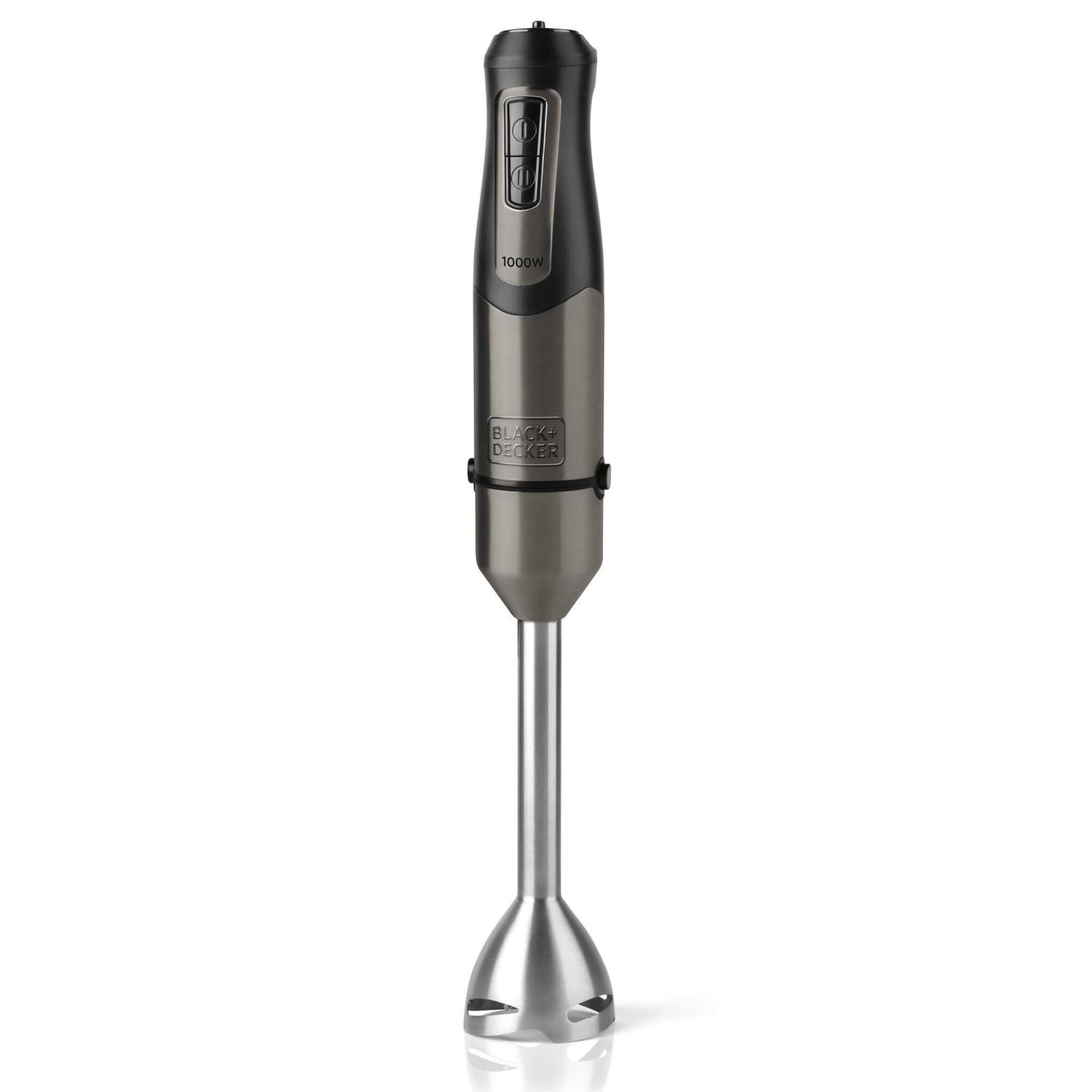 Voir la diapositive 2 : Black et Decker Mixeur plongeant 1000w noir - BXHBA1000E