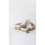 Voir la diapositive 4 : FIVE Lot de 3 paniers en bambou naturel et polyester