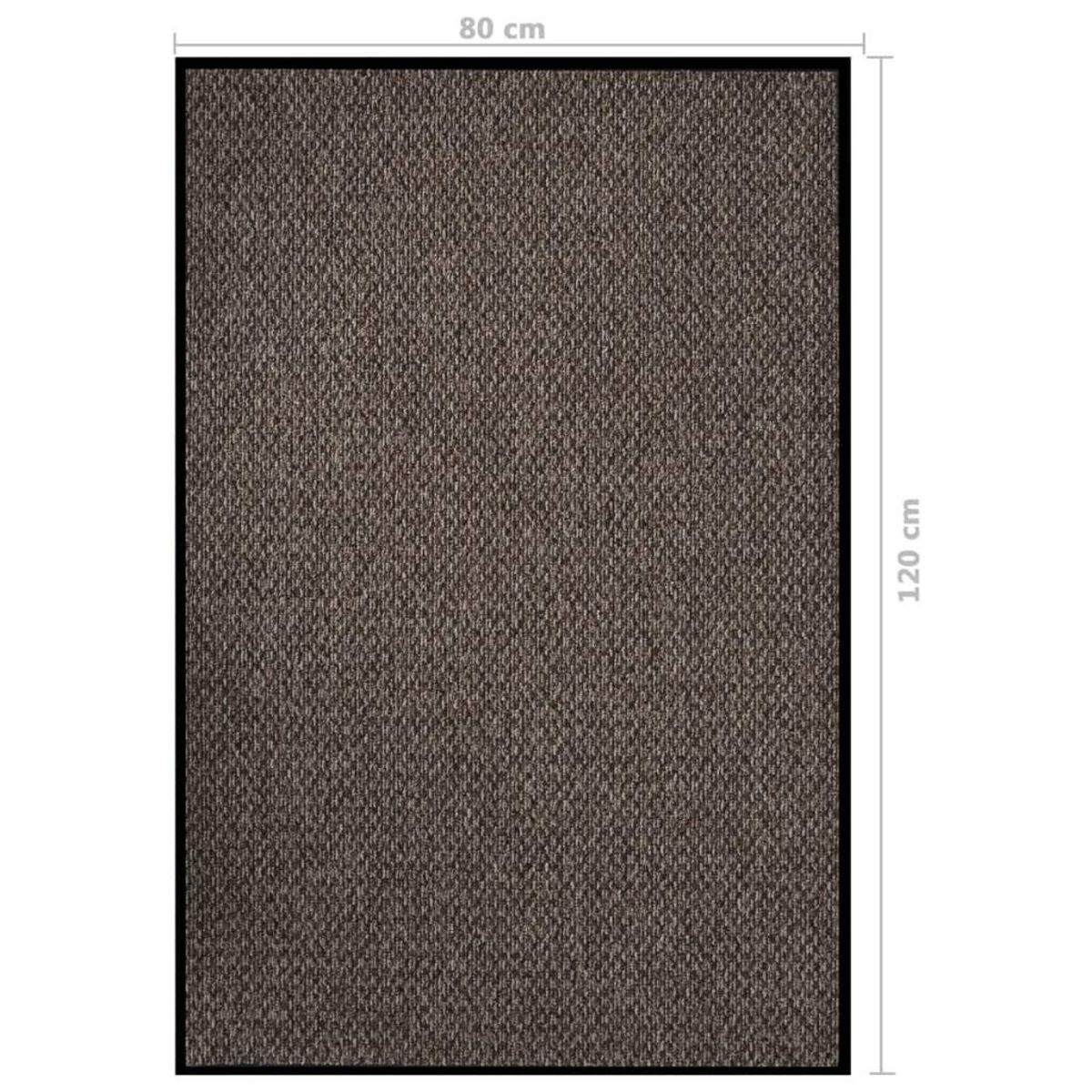 VIDAXL Paillasson Beige 80x120 cm