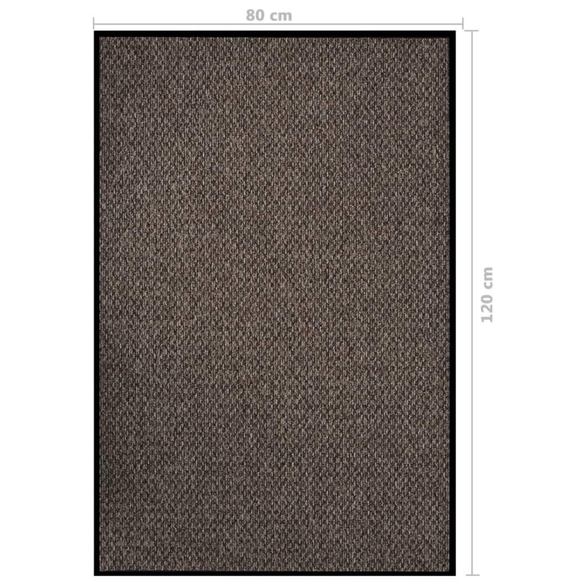 VIDAXL Paillasson Beige 80x120 cm