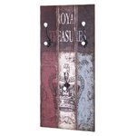 Paris Prix Patère Murale 4 Crochets  Royals  100cm Multicolore