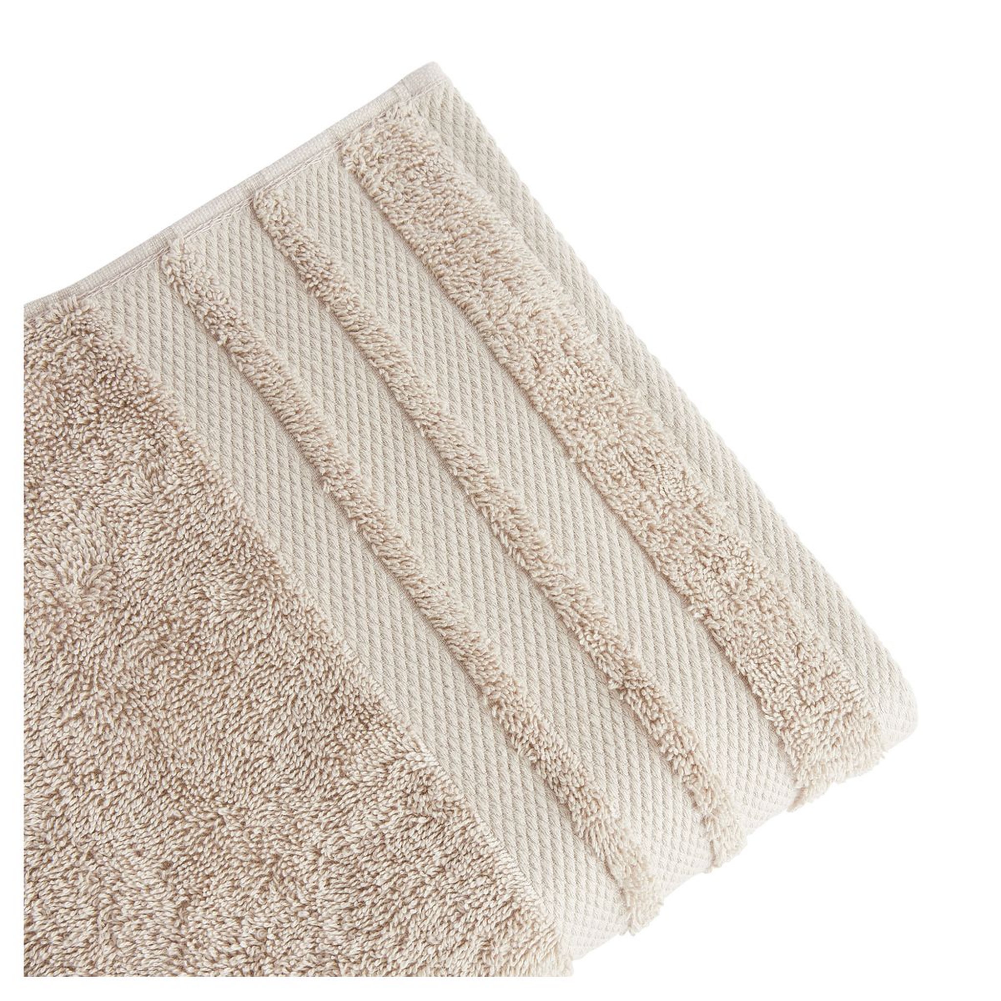 Voir la diapositive 3 : ACTUEL Drap de bain uni en coton 500gsm