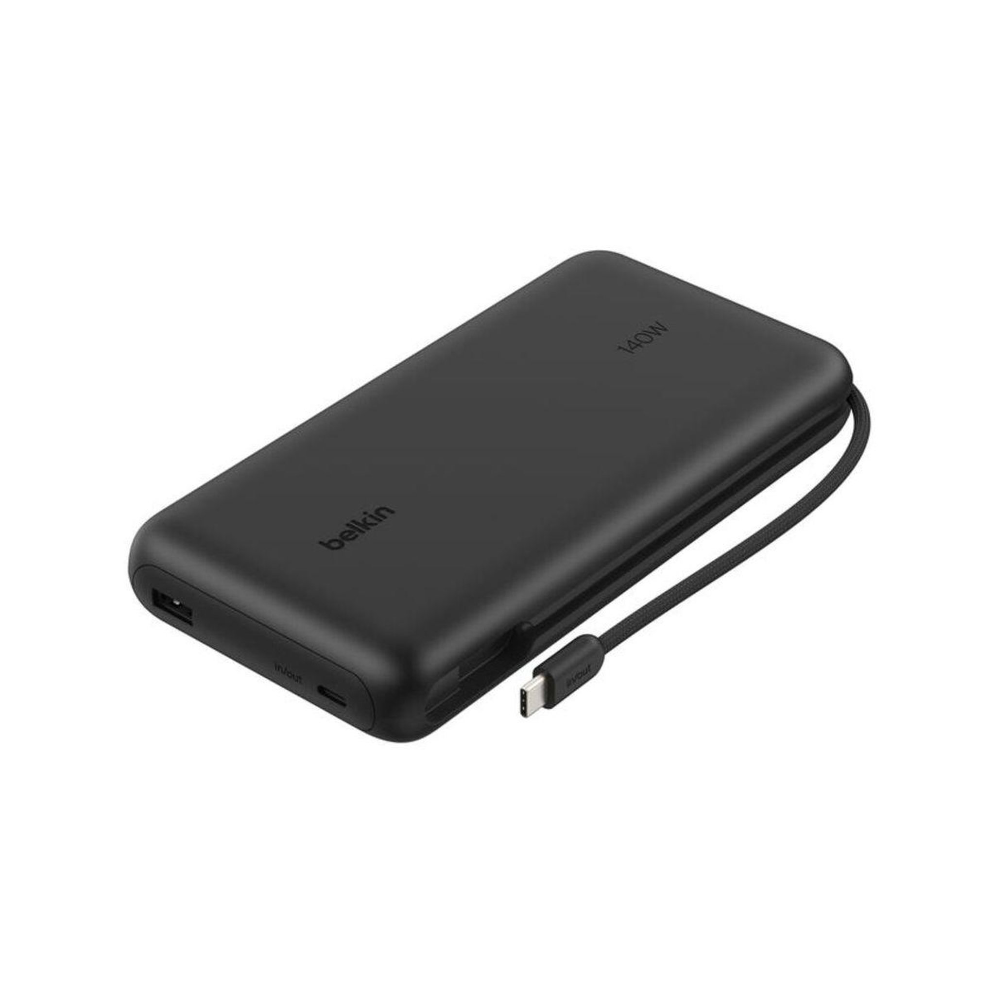 Belkin Batterie externe boostcharge 140w cable 1a1c noir