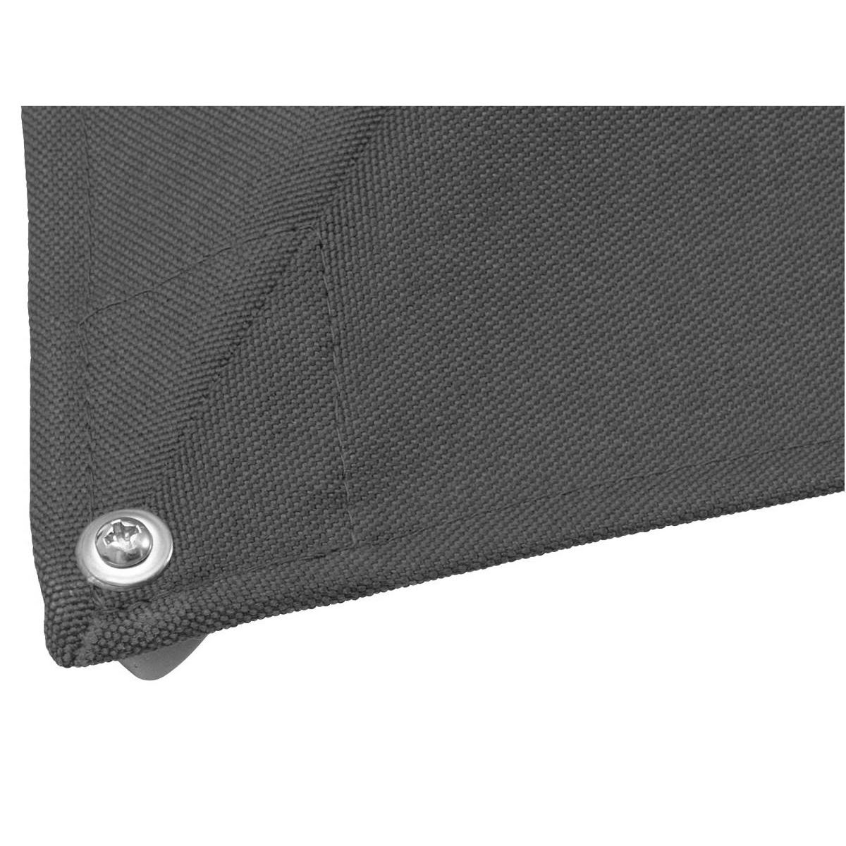 HESPERIDE Parasol déporté rectangulaire Melhia anthracite - 4 x 3 m - Hespéride