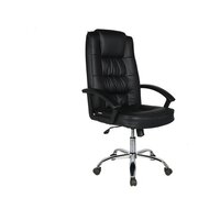 Vinsetto Fauteuil de bureau massant chaise ergonomique avec repose-pieds  hauteur réglable dossier inclinable 5 modes de massage télécommande 67 x 79  x 111-121 cm noir