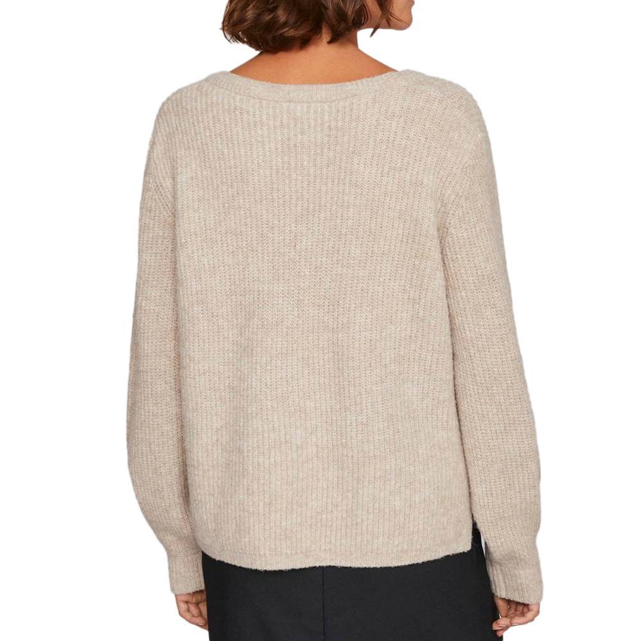 Voir la diapositive 2 : Vila Pull Beige Femme Vila Vibeluna