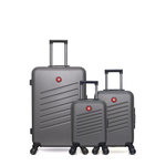 SWISS KOPPER SWISS KOPPER - LOT DE 3 - Valises grand format, cabine et cabine XXS ZURICH. Coloris disponibles : Vert, Beige