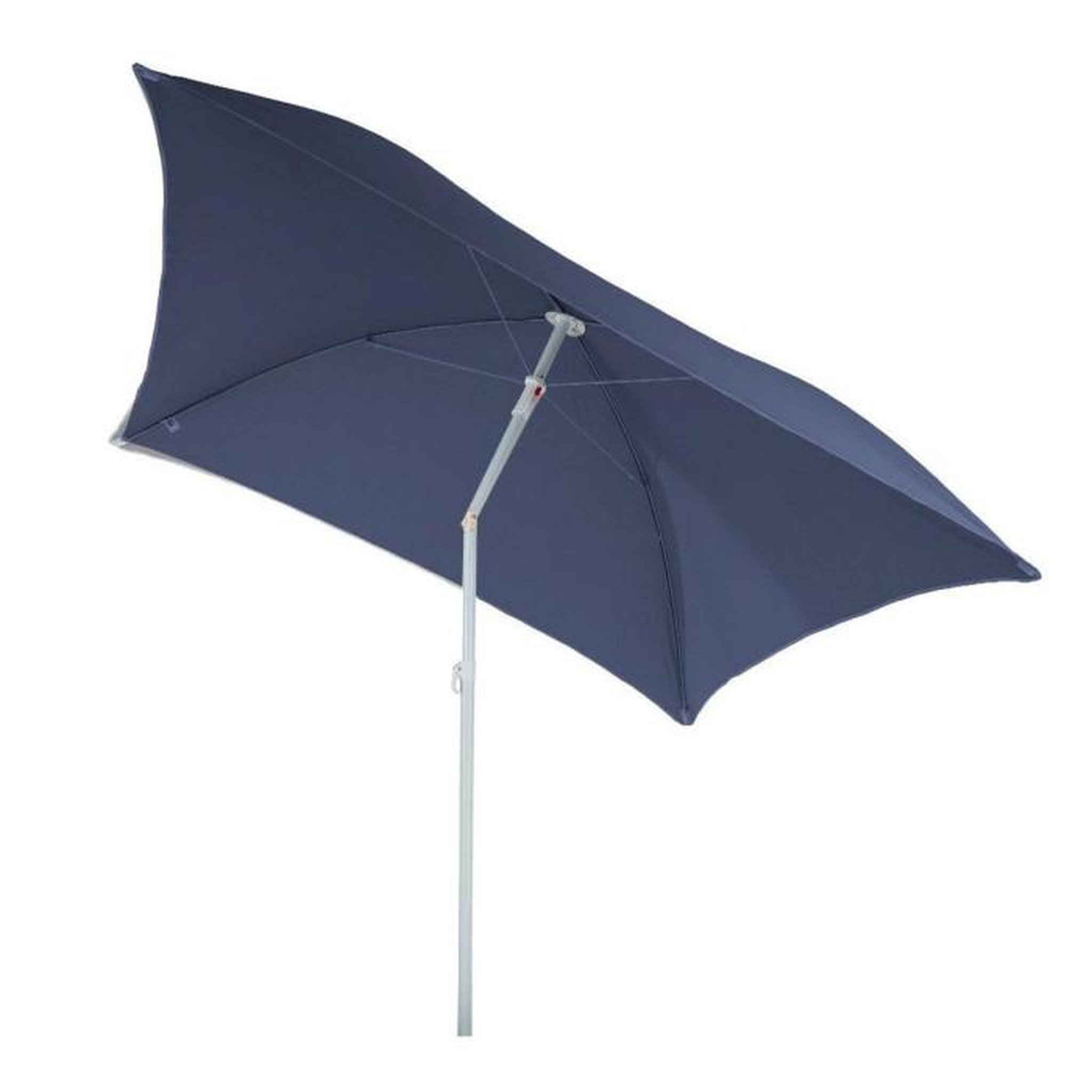 Voir la diapositive 4 : HESPERIDE Parasol de plage carré  helenie  180cm bleu