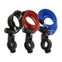 Voir la diapositive 3 : BURG WACHTER Câble antivol vélo - BURG WACHTER - 1 260 100 - Spiral 100 cm, acier 8 mm, clé, support vélo