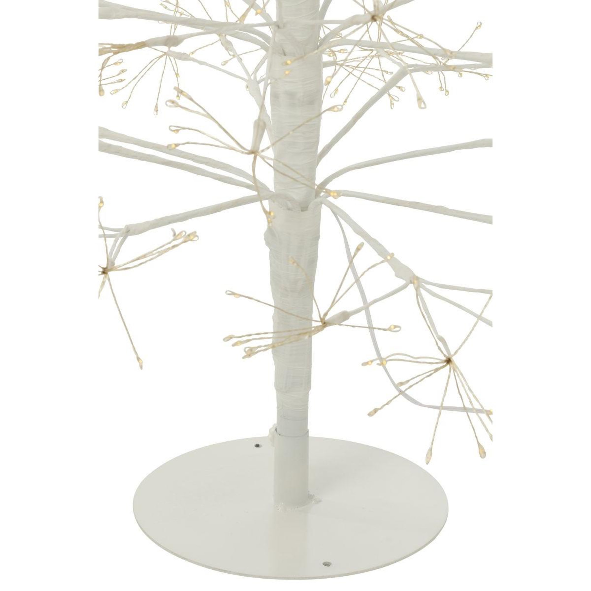 Voir la diapositive 2 : J-LINE Sapin à led en métal  grady  180cm blanc