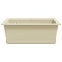 Voir la diapositive 5 : VIDAXL Évier de cuisine Granit Seul lavabo Beige