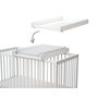 Voir la diapositive 2 : AT4 Plan à langer amovible avec matelas pour lit bébé ESSENTIEL en bois