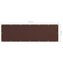 Voir la diapositive 5 : VIDAXL Ecran de balcon Marron 90x300 cm Tissu Oxford
