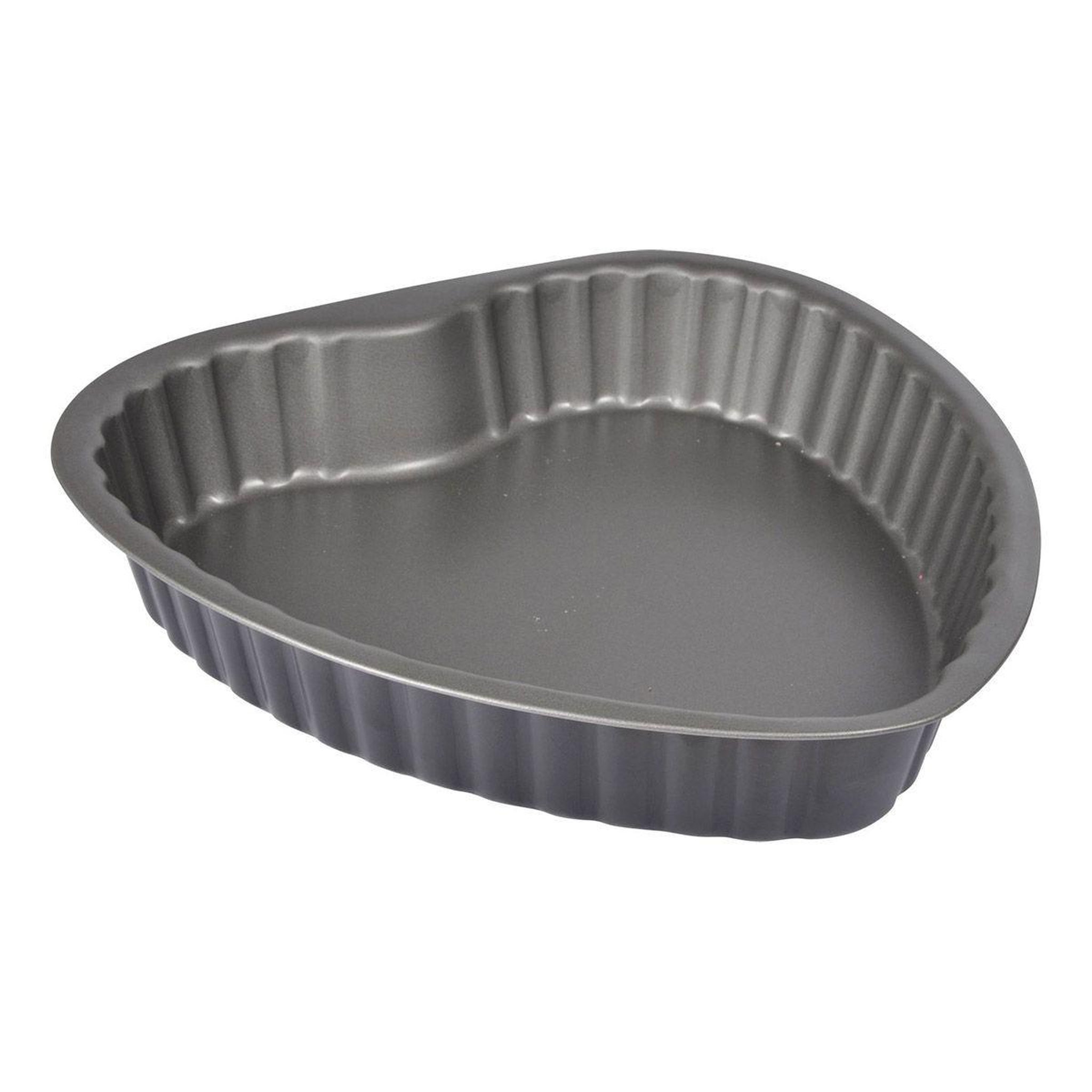 HOMEA Moule en métal  cœur  25cm gris