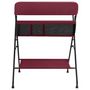 Voir la diapositive 2 : VIDAXL Table à langer Rouge Fer