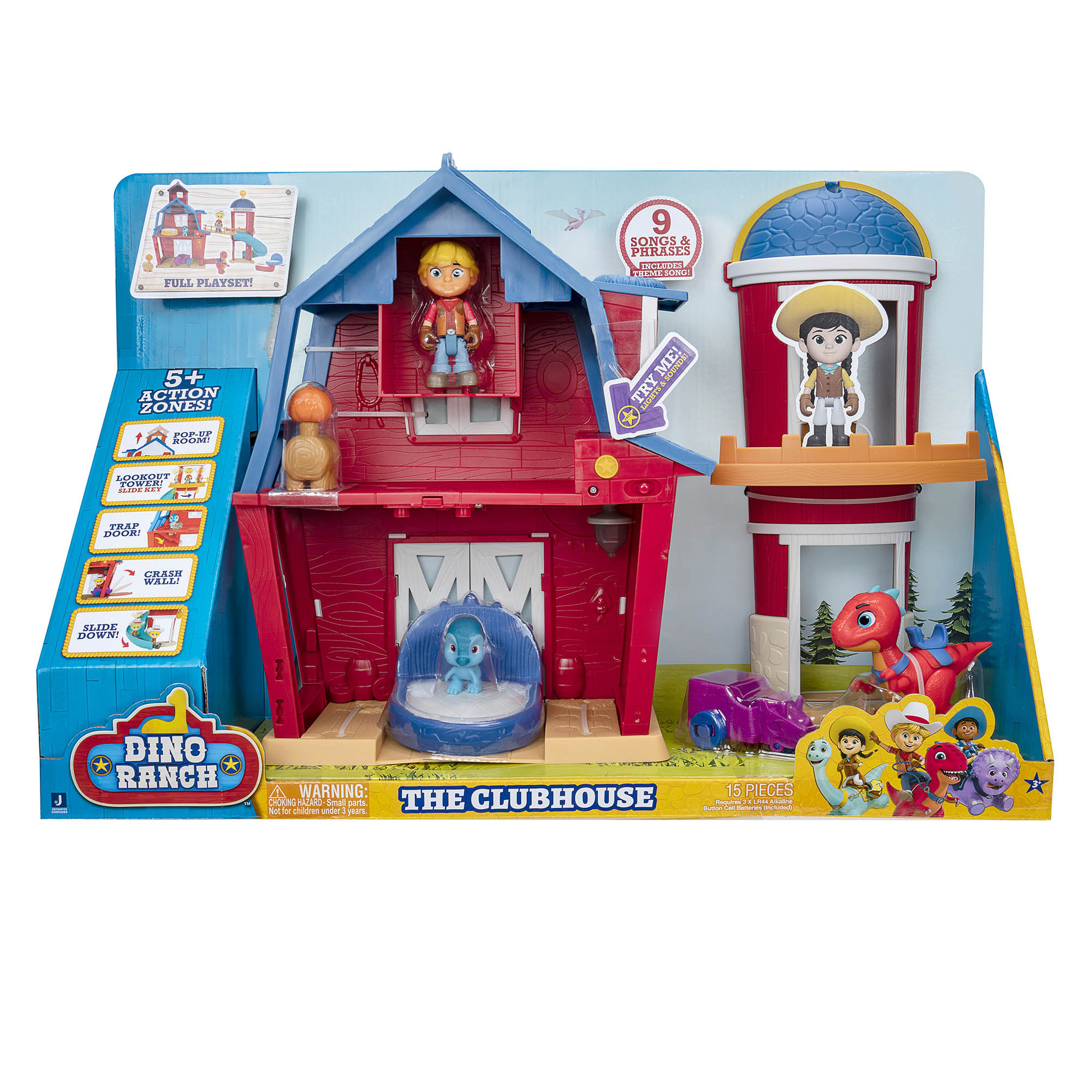 Voir la diapositive 6 : JAZWARES Coffret Dino Ranch The Club House