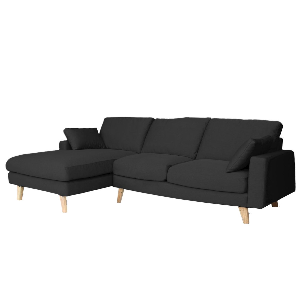 Canapé d'angle gauche fixe 5 places STEPHANE