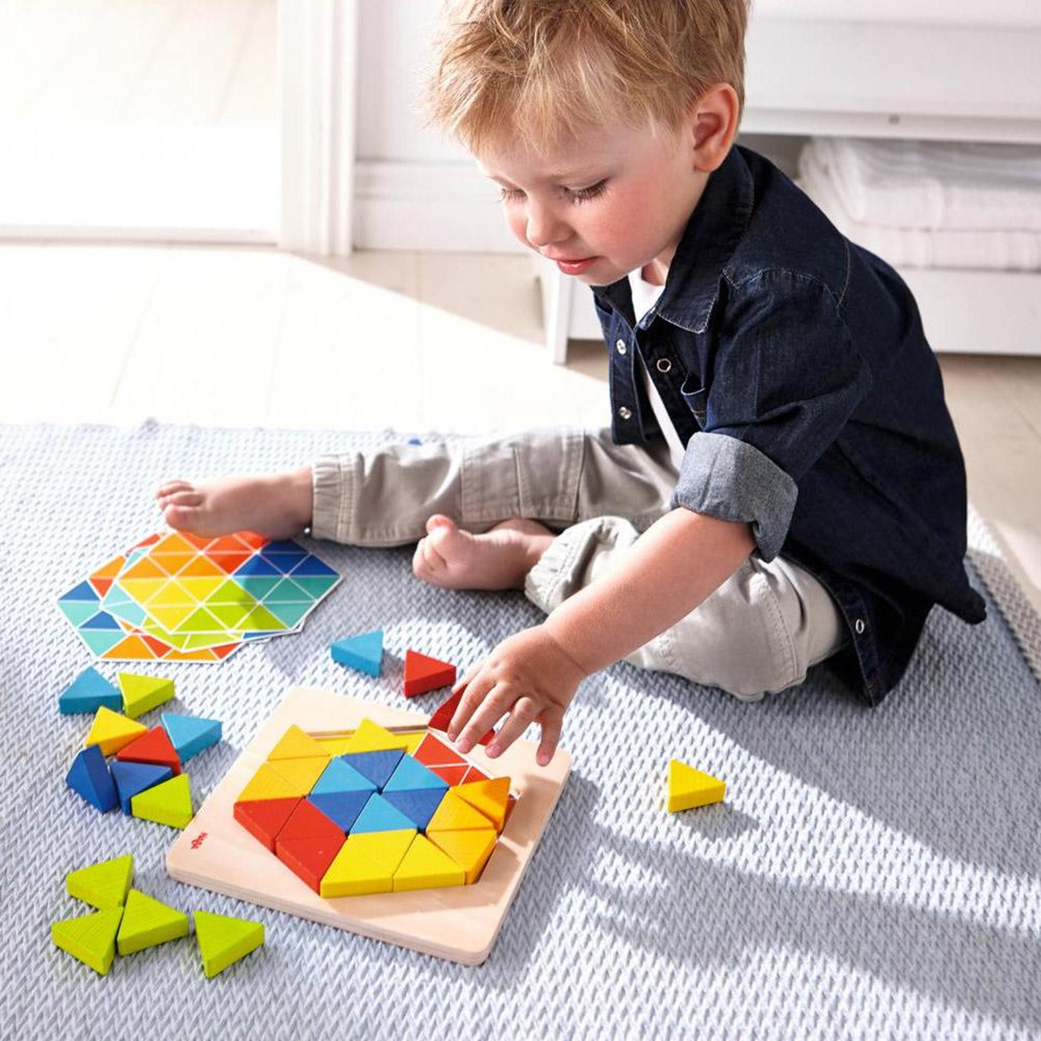 Voir la diapositive 2 : Haba Jeu d'assemblage : Triangles magiques