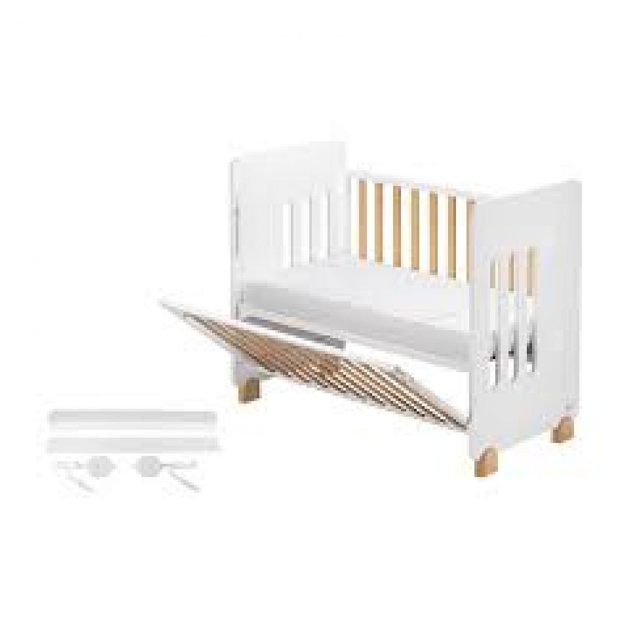 Voir la diapositive 2 : INTERBABY Lit Bébé -  Star Nature avec Kit Cododo