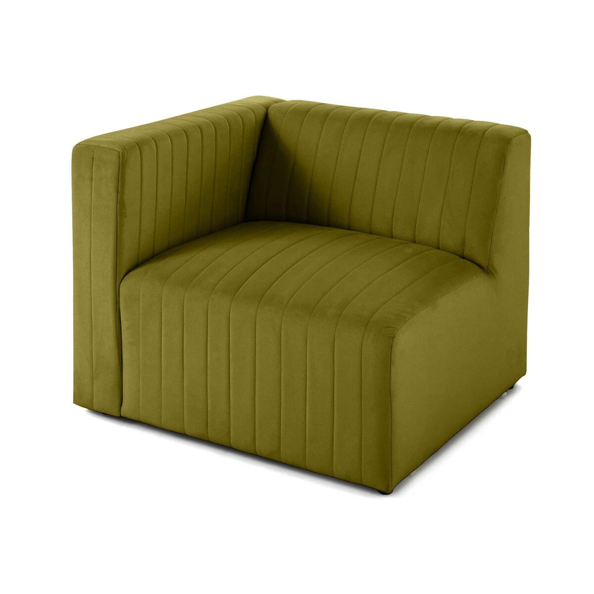 LISA DESIGN Nova - module d'assise gauche - en velours