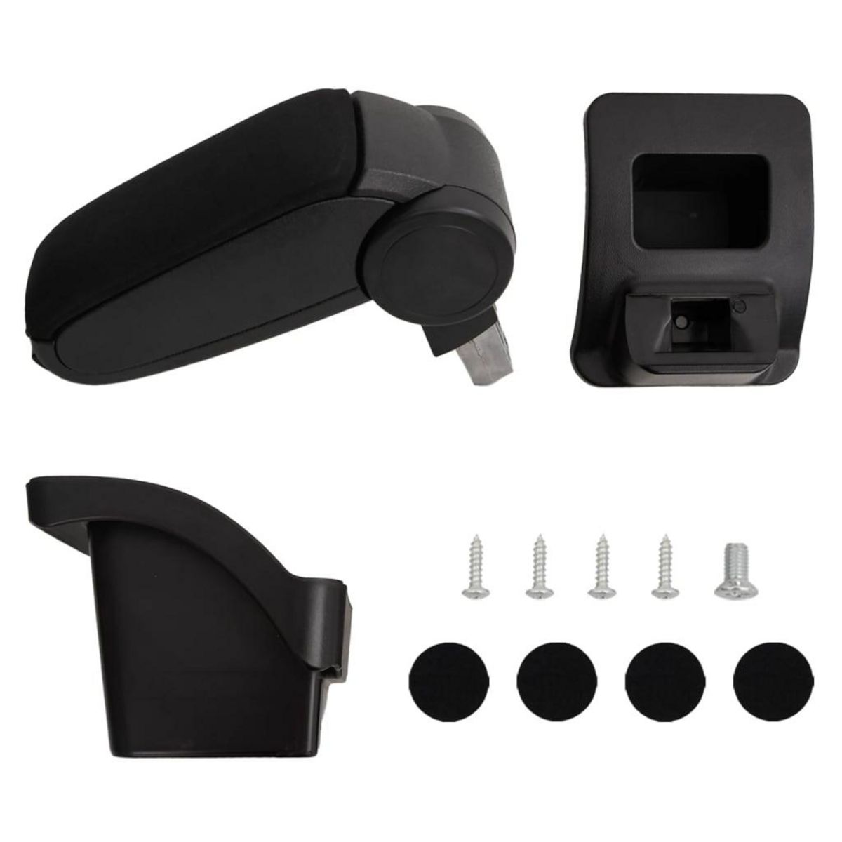 VIDAXL Accoudoir de voiture noir 16x30x(40-50) cm ABS