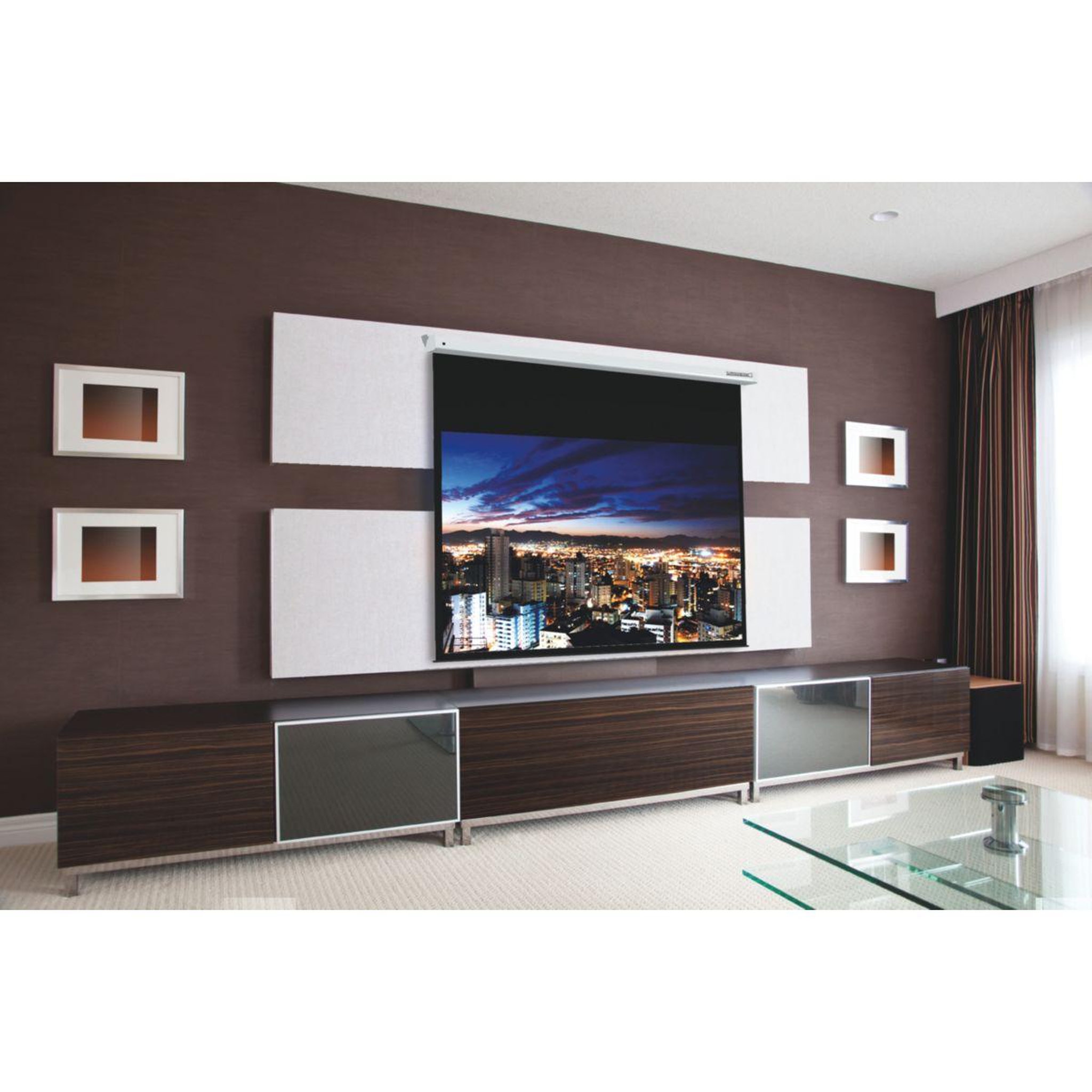 Voir la diapositive 2 : LUMENE Ecran de projection embassy hd 300 c electric screen