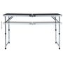 Voir la diapositive 2 : VIDAXL Table pliable de camping Gris Aluminium 120x60 cm