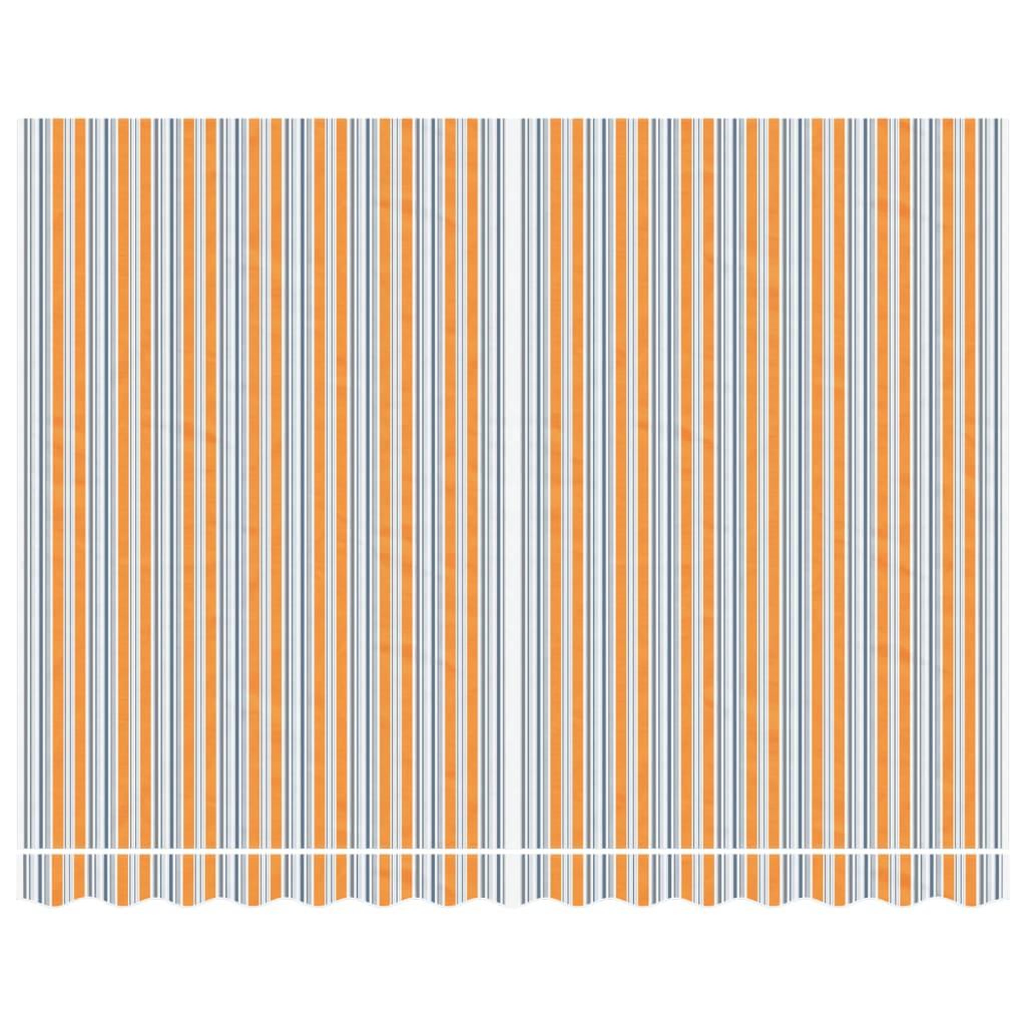 Voir la diapositive 3 : VIDAXL Tissu de remplacement pour auvent rayures multicolores 3,5x2,5m