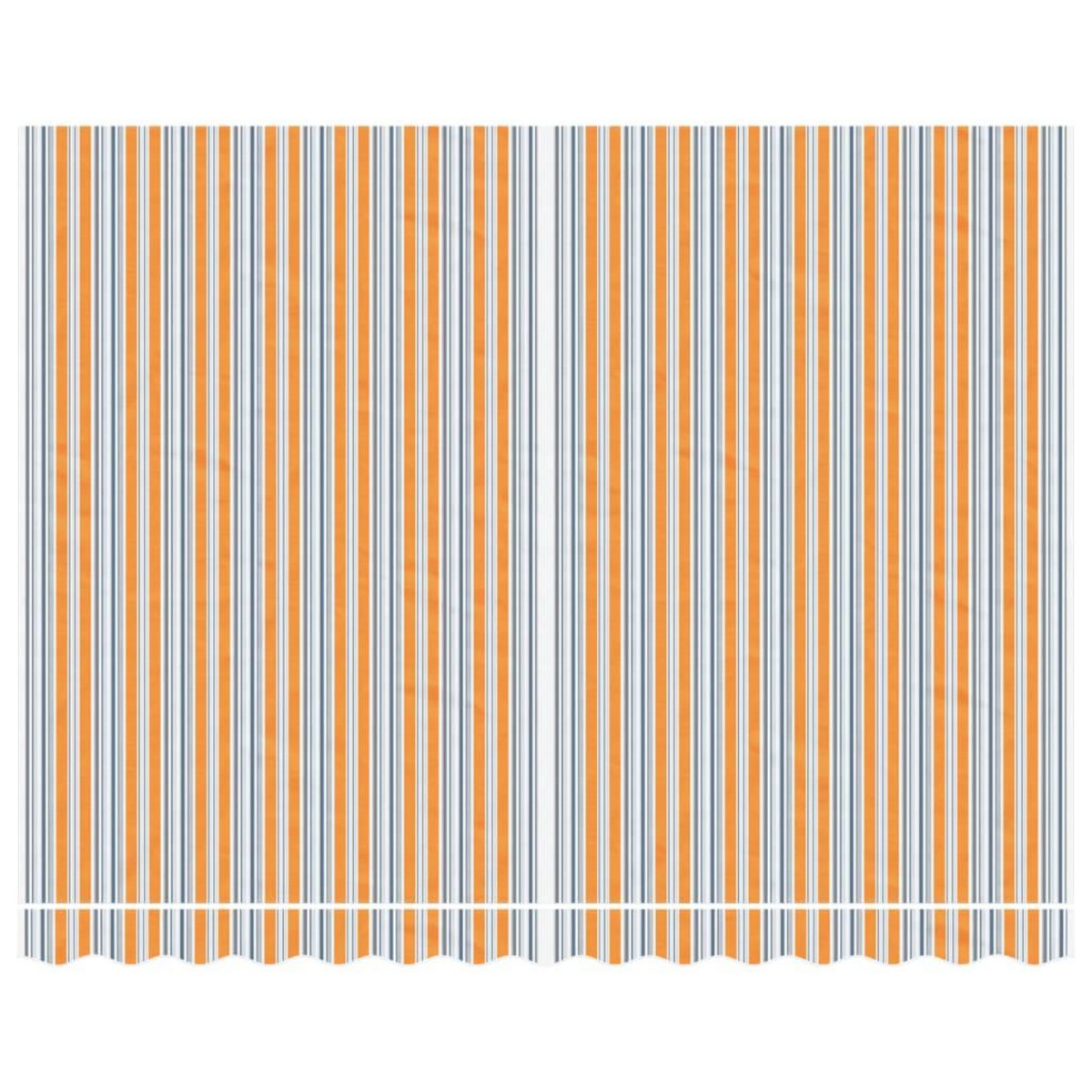 VIDAXL Tissu de remplacement pour auvent rayures multicolores 3,5x2,5m