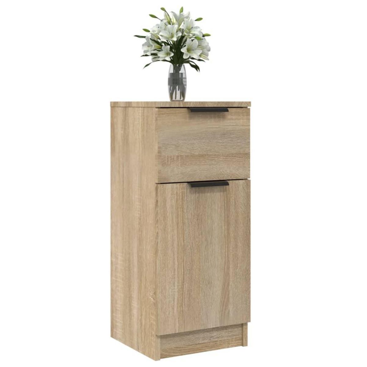 VIDAXL Buffets 2 pcs Chene Sonoma 30x30x70 cm Bois d'ingenierie