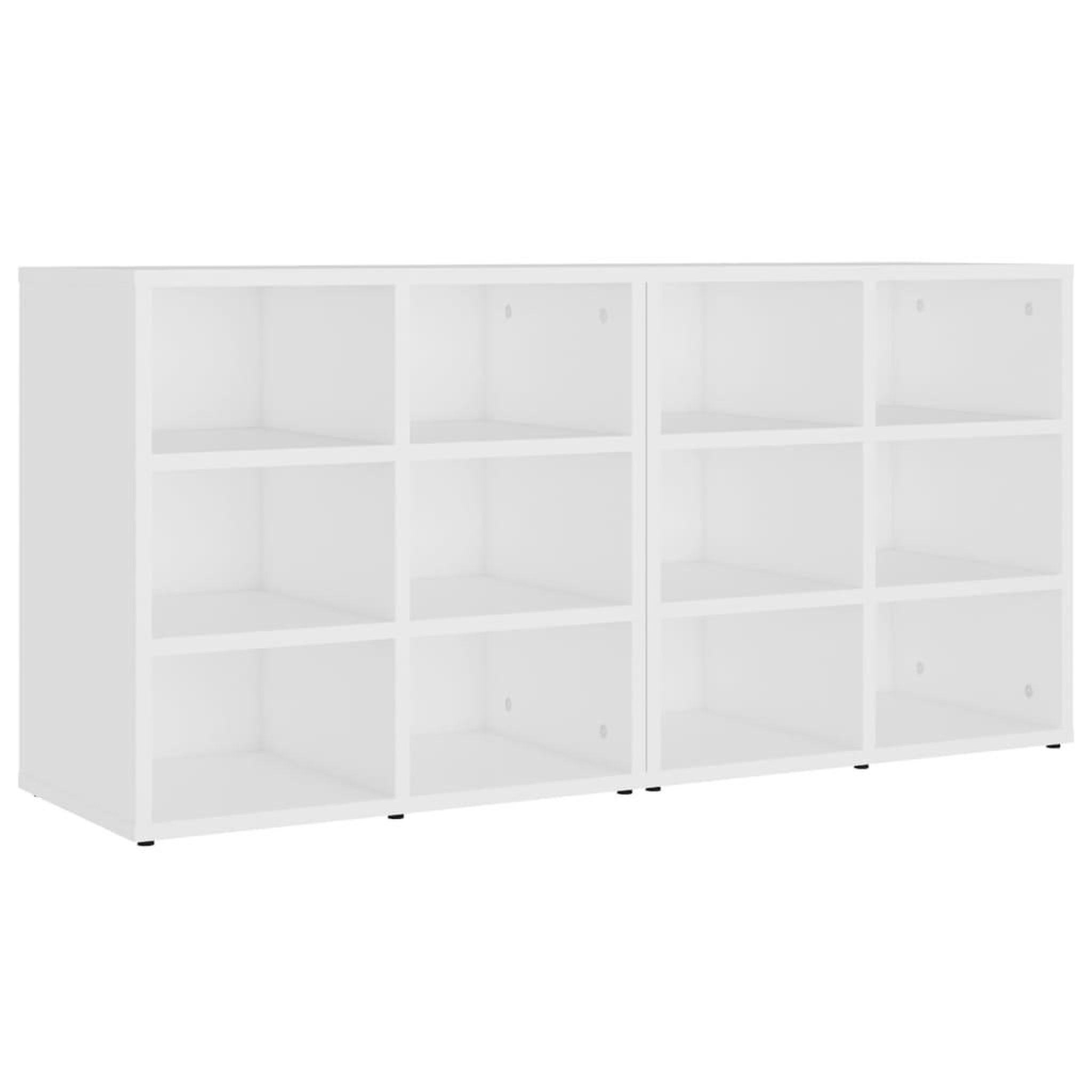 VIDAXL Armoires a chaussures 2 pcs blanc 52,5x30x50 cm