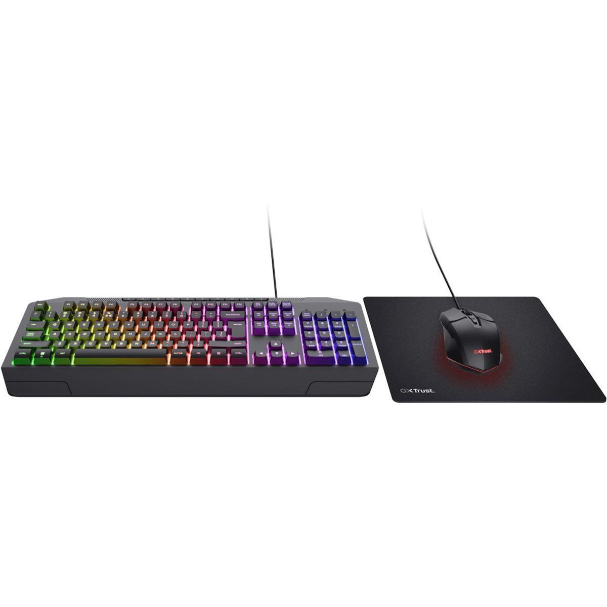 Trust Clavier gamer Pack Gaming 3 en 1 DUOX