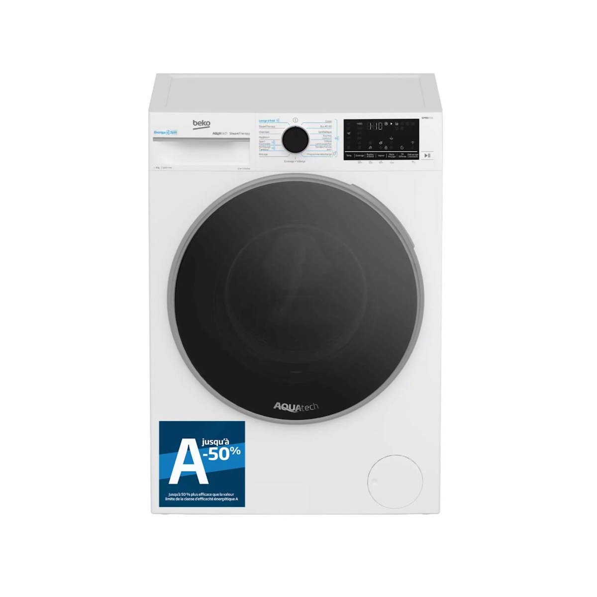 Beko Lave-linge frontal 9kg 1400 tours/min - B7WFT394081W