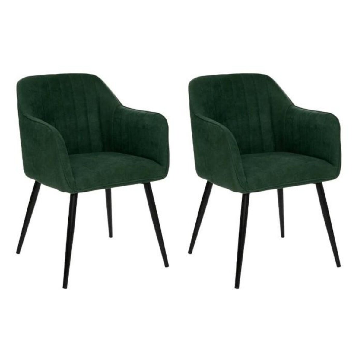 ATMOSPHERA Lot de 2 Chaises Fauteuils  Visoca  83cm Vert Cèdre