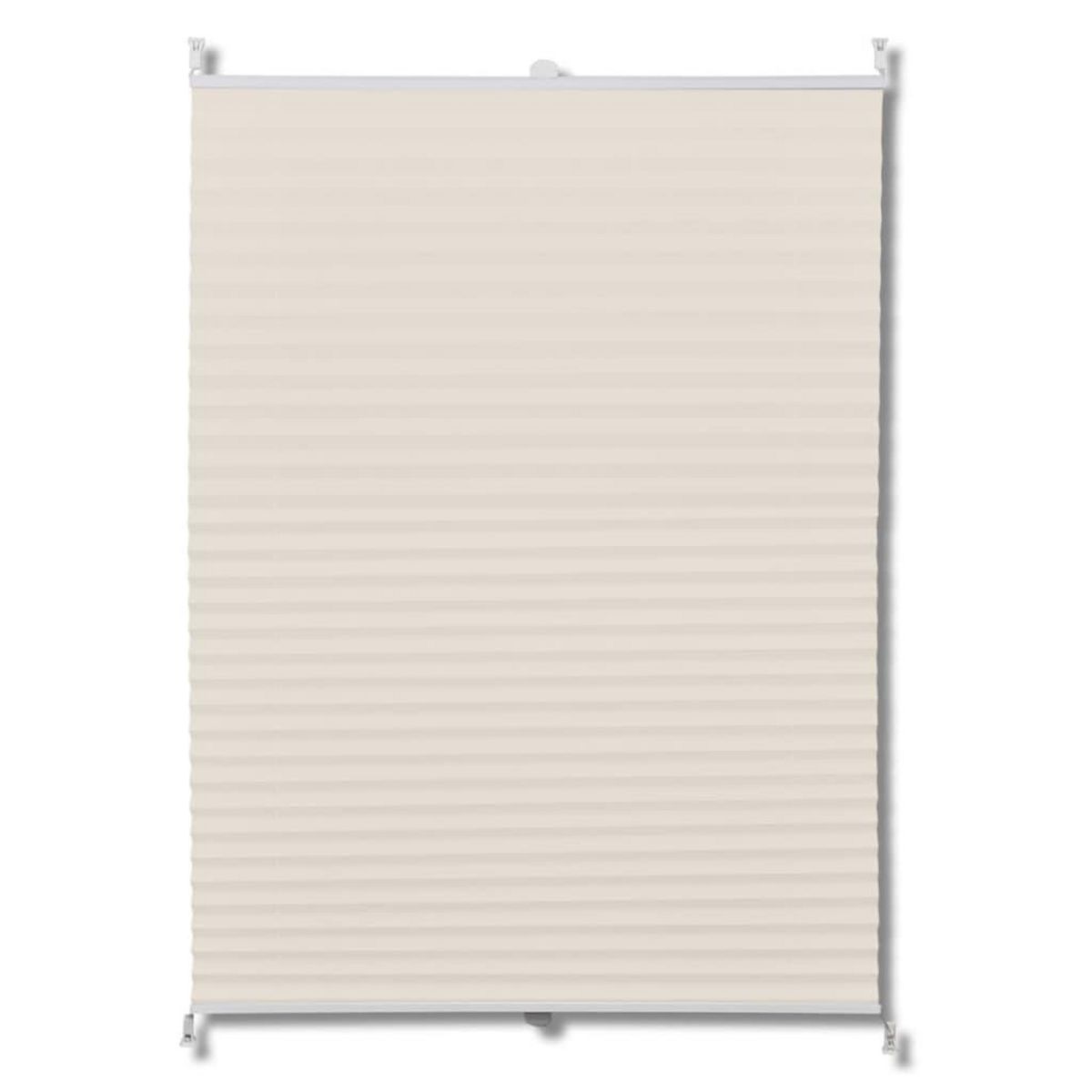 VIDAXL Store plisse 60x125 cm Creme